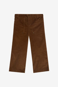 JU Corduroy Trousers BROWN RUB XJT20X-VL039