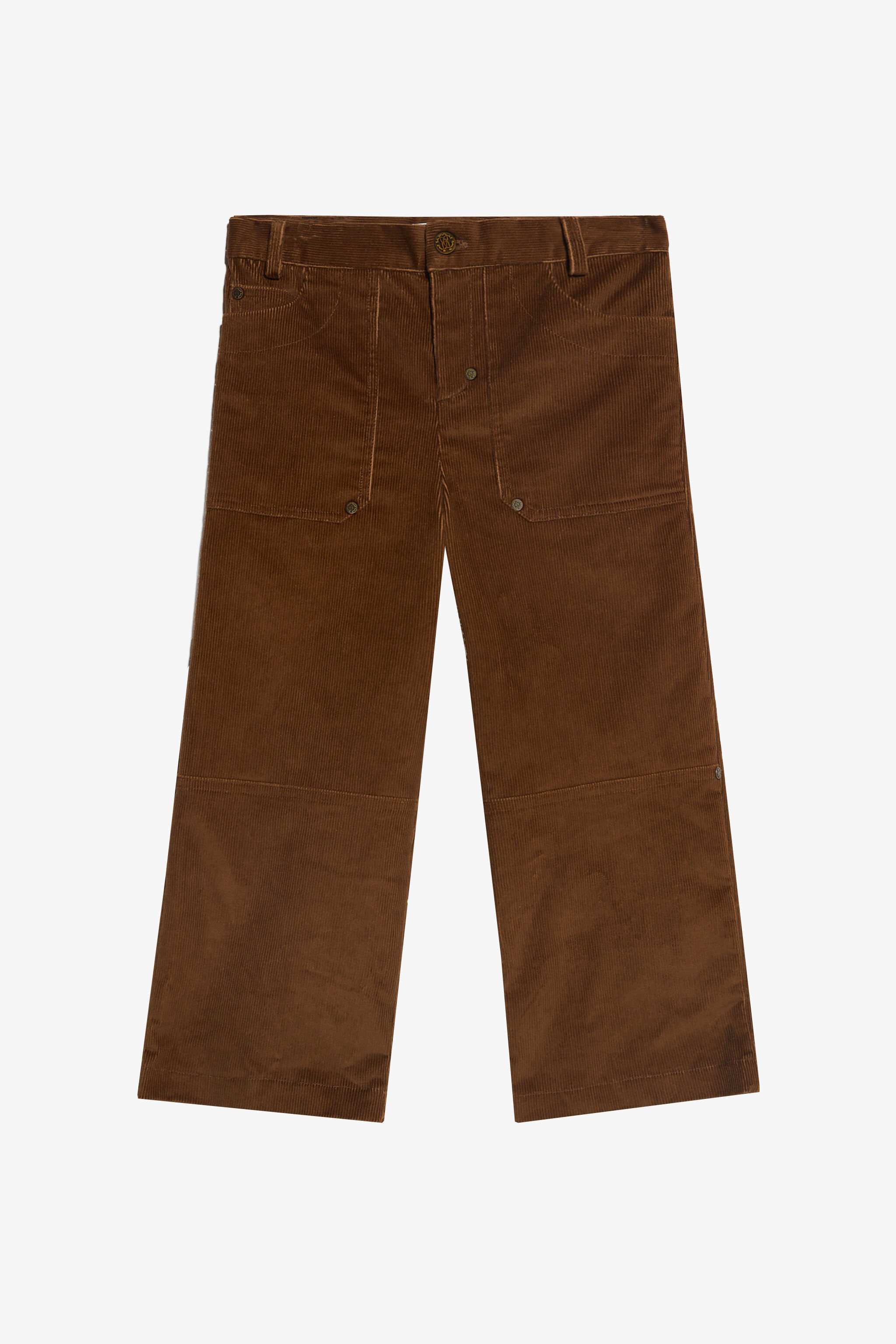 JU Corduroy Trousers JU Corduroy Trousers BROWN RUB XJT20X-VL039