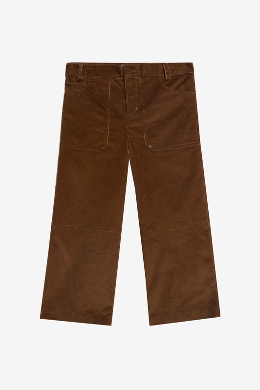 JU Corduroy Trousers JU Corduroy Trousers BROWN RUB XJT20X-VL039