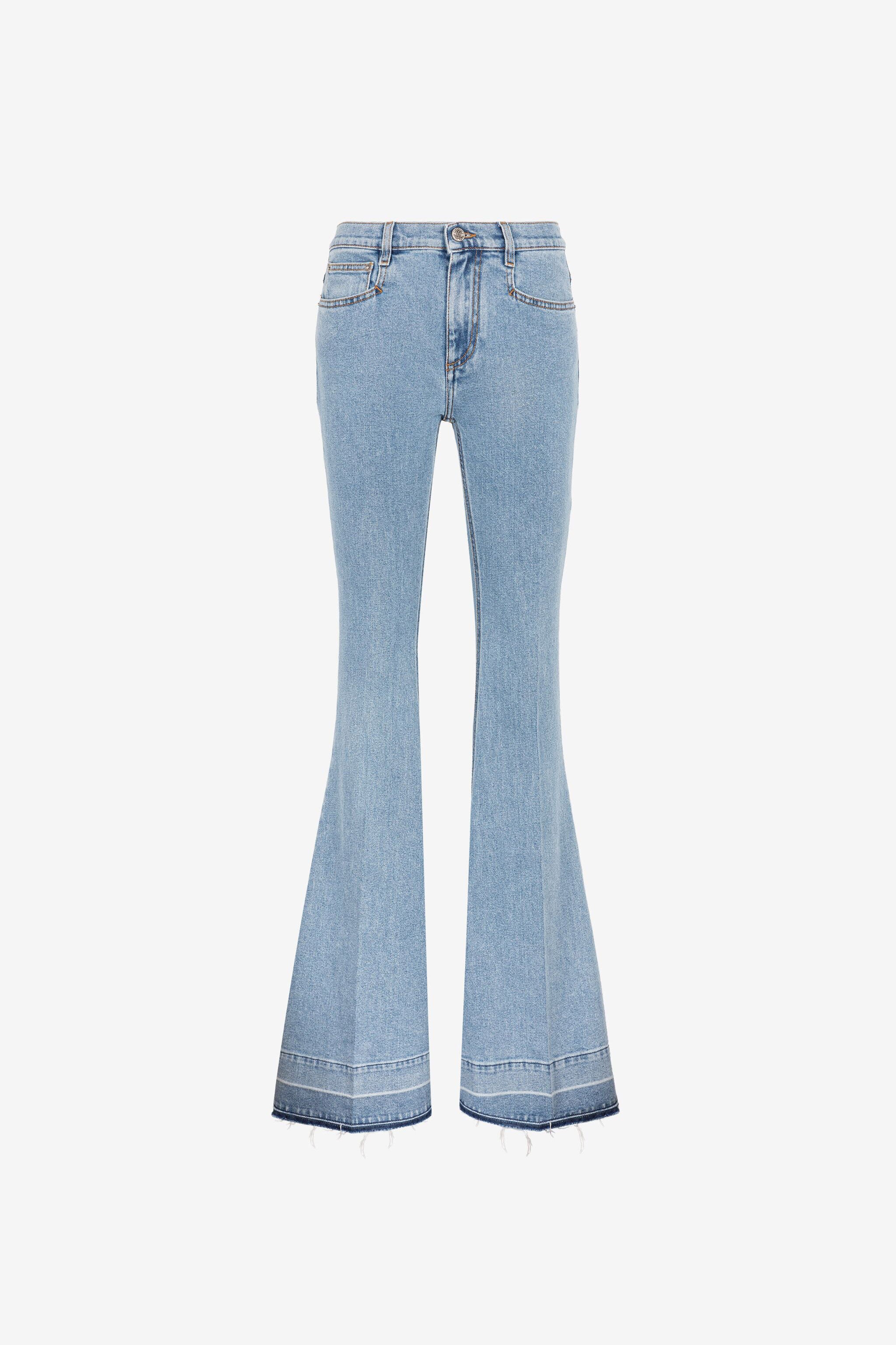 RC Mid-rise flared jeans RC Mid-rise flared jeans Light blue RKJ205-DS001
