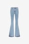 RC Mid-rise flared jeans RC Mid-rise flared jeans Light blue RKJ205-DS001