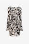 RC Murena Print Dress Mini RC Murena Print Dress Mini Black/White QKT170-LNF49