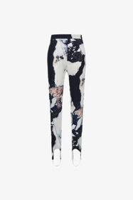 RC Pantaloni stampa Marble Nero/Bianco TWT204-ORN18