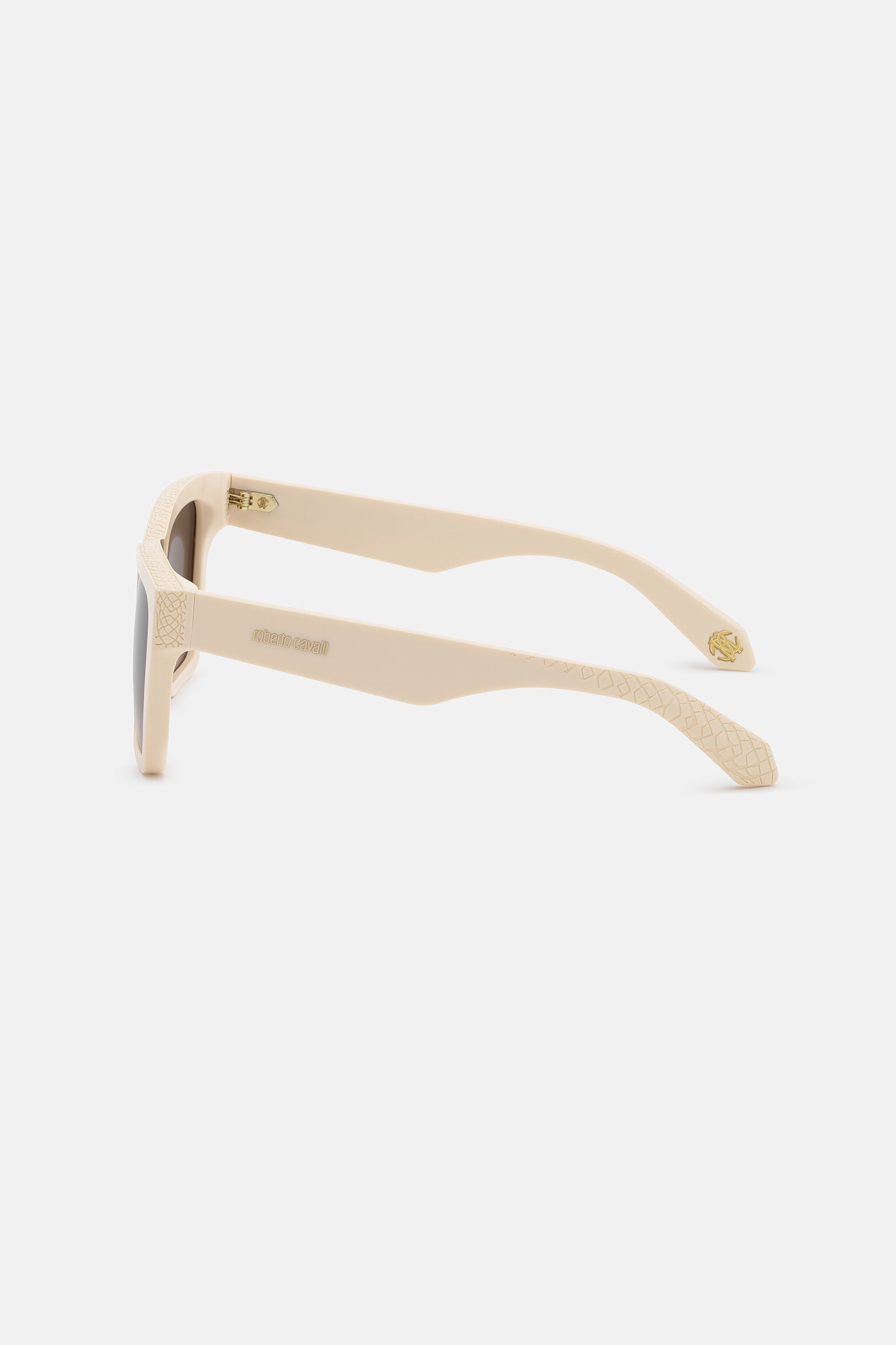 RC Rectangular front shape sunglasses  SHINY FULL CREAM VALD08-ID246