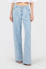 JC Wide-Leg Denim Trousers INDIGO WFJ042-WF526