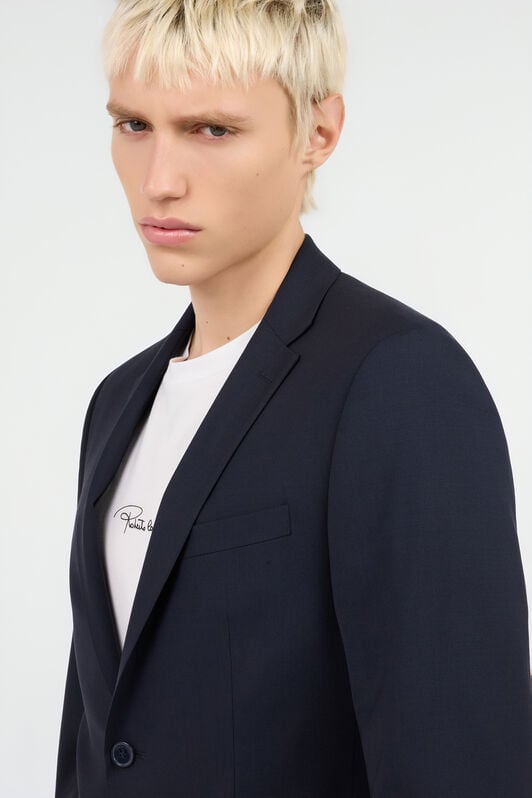 RC Dark Blue Tailored Wool Suit RC Dark Blue Tailored Wool Suit NAVY QOT40N-FEO01
