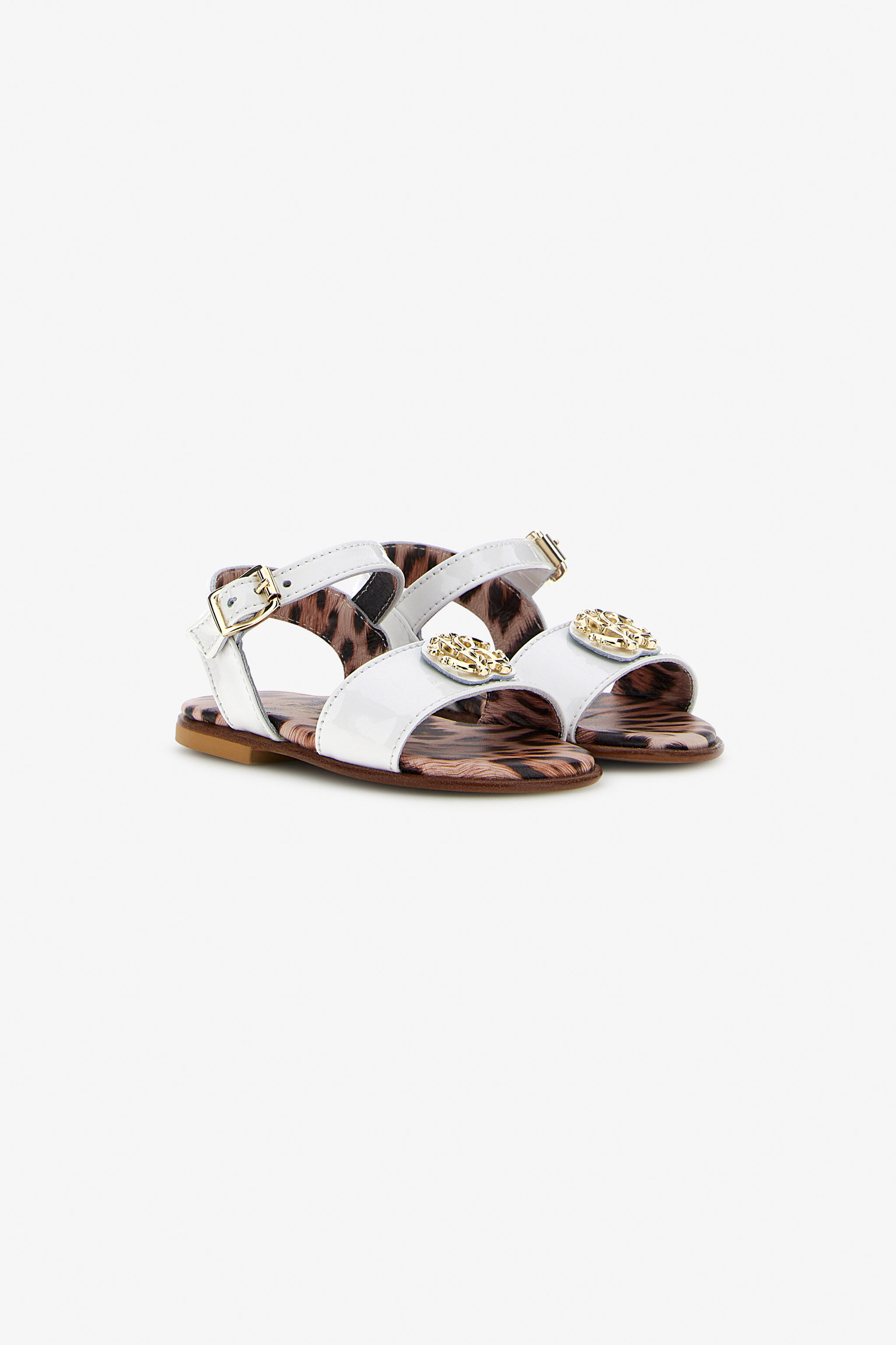 JU RC Logo Sandals JU RC Logo Sandals White RJS01I-PZJ02