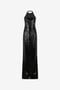 RC Abito Lungo in Paillettes RC Abito Lungo in Paillettes BLACK WKR157-GG001