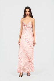 RC Vestido Slip Estampado Jaguar Pink PINK XQT102-OZT23