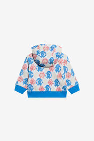 JU Felpa in Cotone con Stampa Monogram MULTICOLOR SJT936-JFL01
