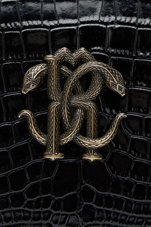 RC Sac à Main Noir avec Monogram RC BLACK QOB00D-PZO32
