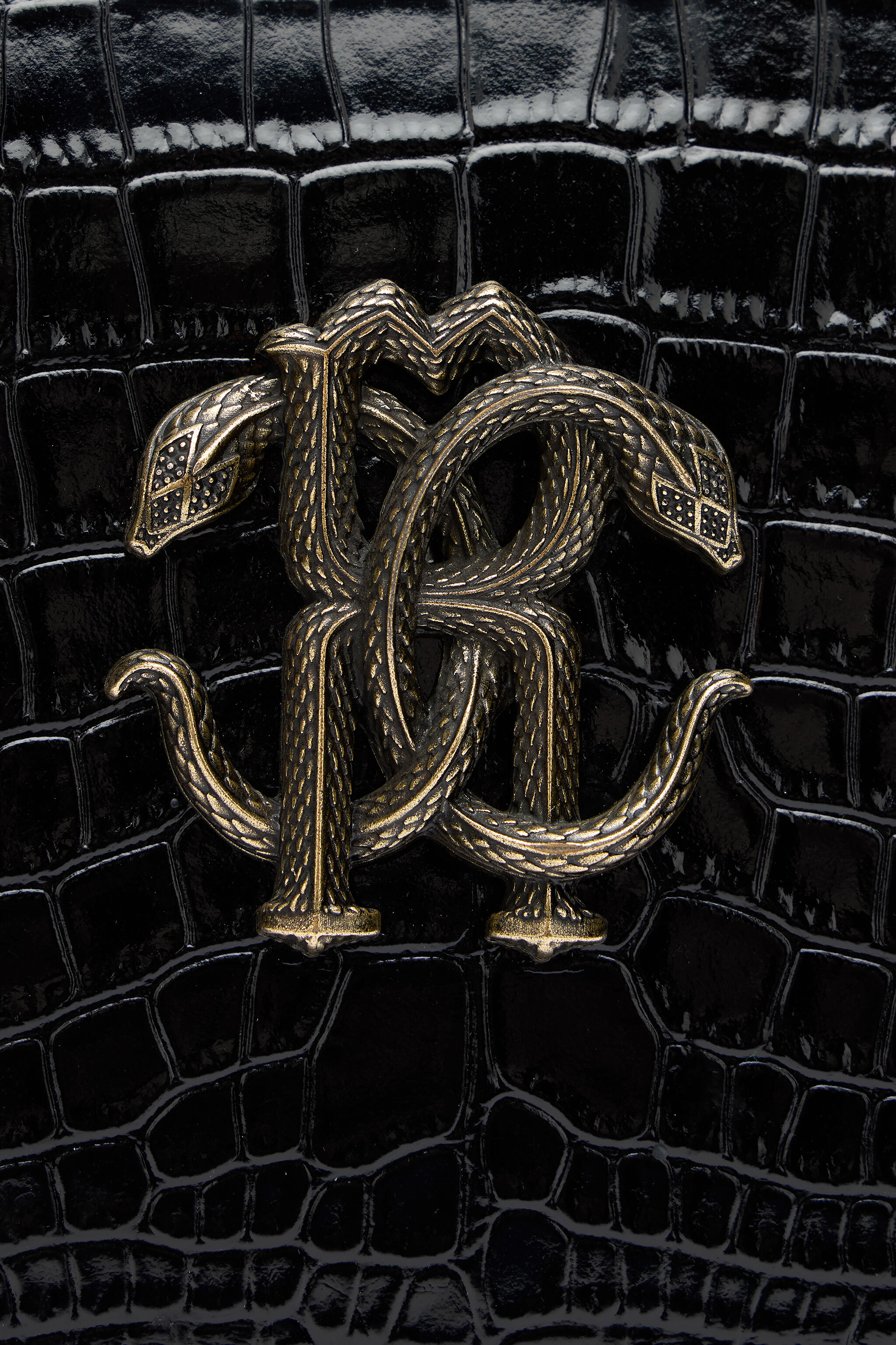 RC Sac à Main Noir avec Monogram RC BLACK QOB00D-PZO32