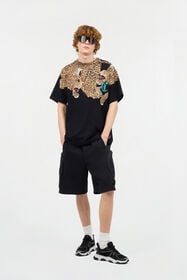 JC Shorts Mit Maxitaschen Und Logo Schwarz UFT008-UF028