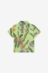 JU Camicia Con Stampa Tropicana E Monogram RC LIME GREEN WJT703-7MR12