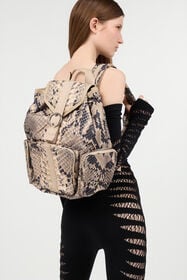 RC Napoli Python Backpack Light Brown ULL006-IL018