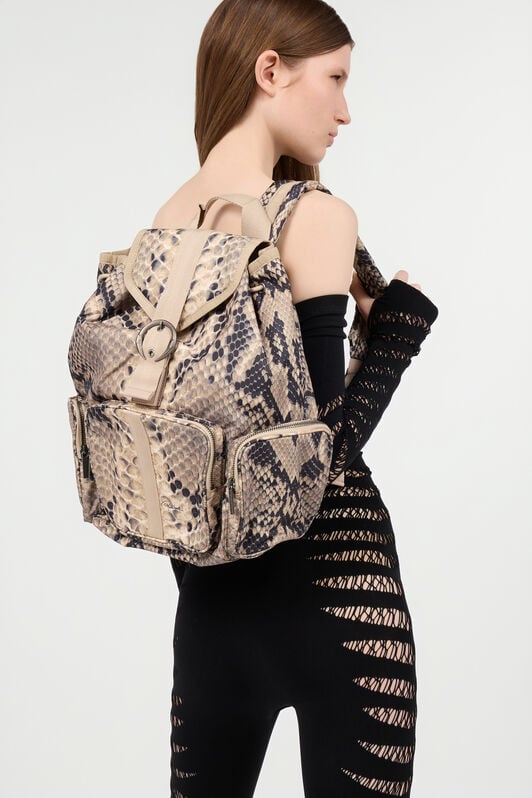 RC Napoli Python Backpack RC Napoli Python Backpack Light Brown ULL006-IL018