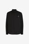 RC Embroidered-logo cotton shirt RC Embroidered-logo cotton shirt Black RRT710-CH061