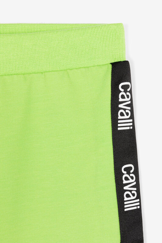 JU Shorts sportivi con bande logate JU Shorts sportivi con bande logate Verde chiaro OJT282-ISA2J