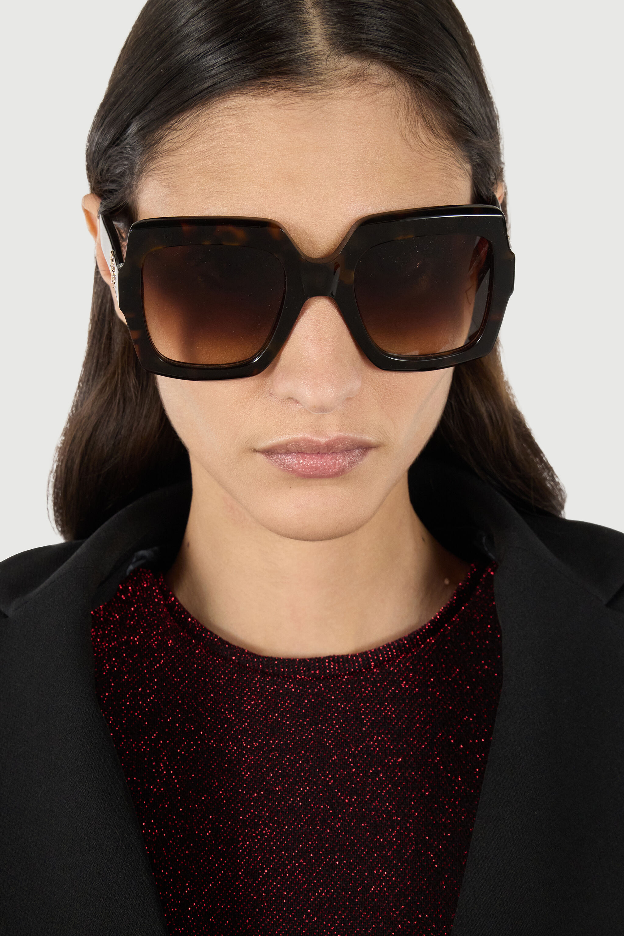 RC Square Sunglasses with RC Monogram RC Square Sunglasses with RC Monogram Braun SALD42-ID153