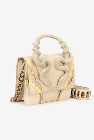 RC Small Ivory Bag With Snakes Ivory VWB003-PZS67