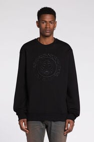 JC sweat en coton à logo brodé BLACK Q61323-Q0226