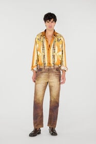 RC Python Print Jeans Brown UMJ216-4NO91