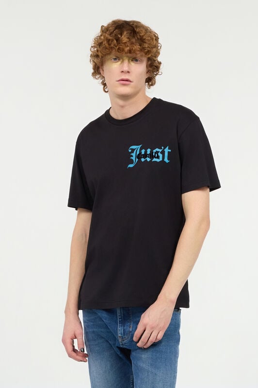 JC T-Shirt With Two-Tone Logo JC T-Shirt With Two-Tone Logo Black UFT057-UF077