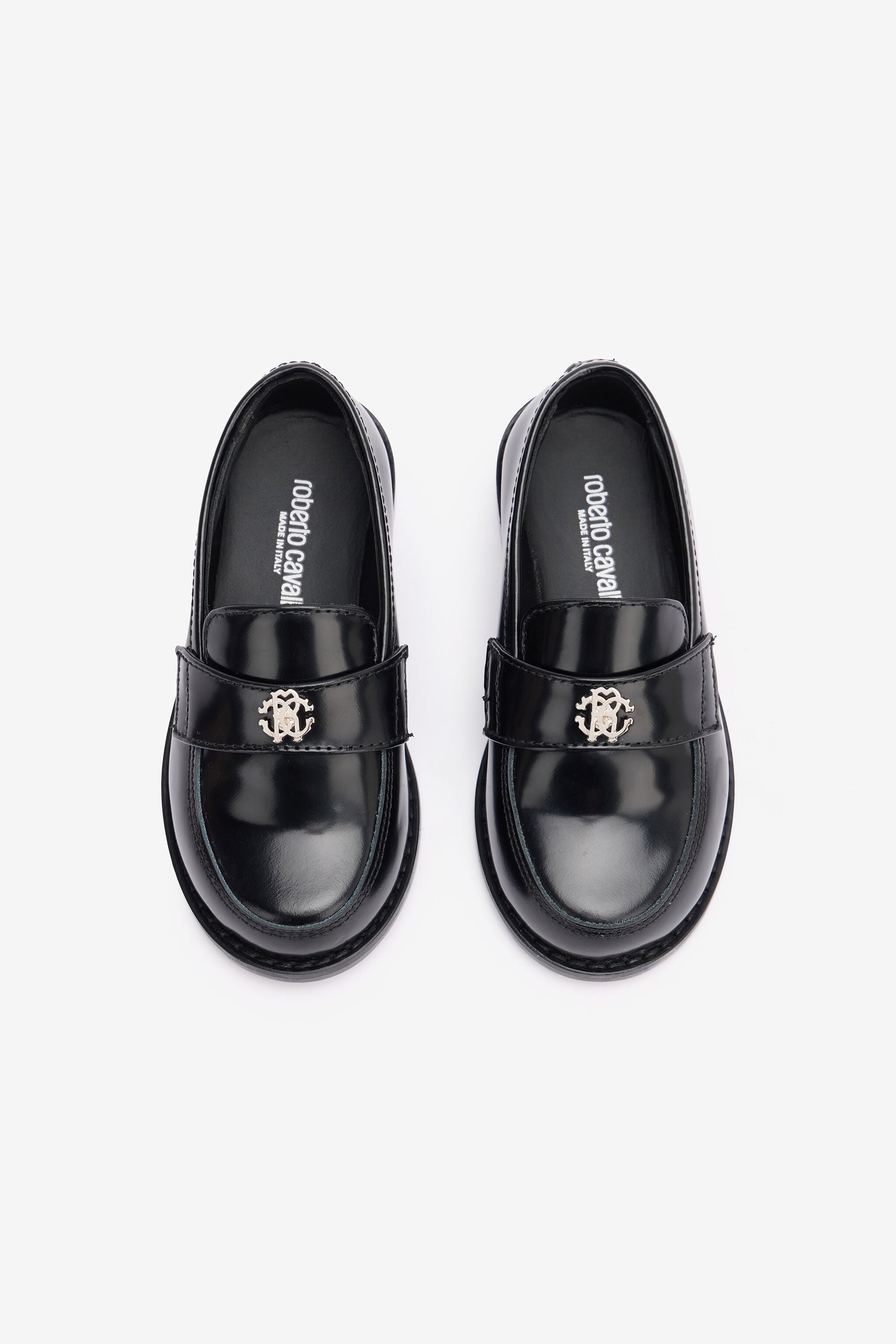 JU Mocassins Avec Monogramme RC BLACK TJS03O-PZJ02