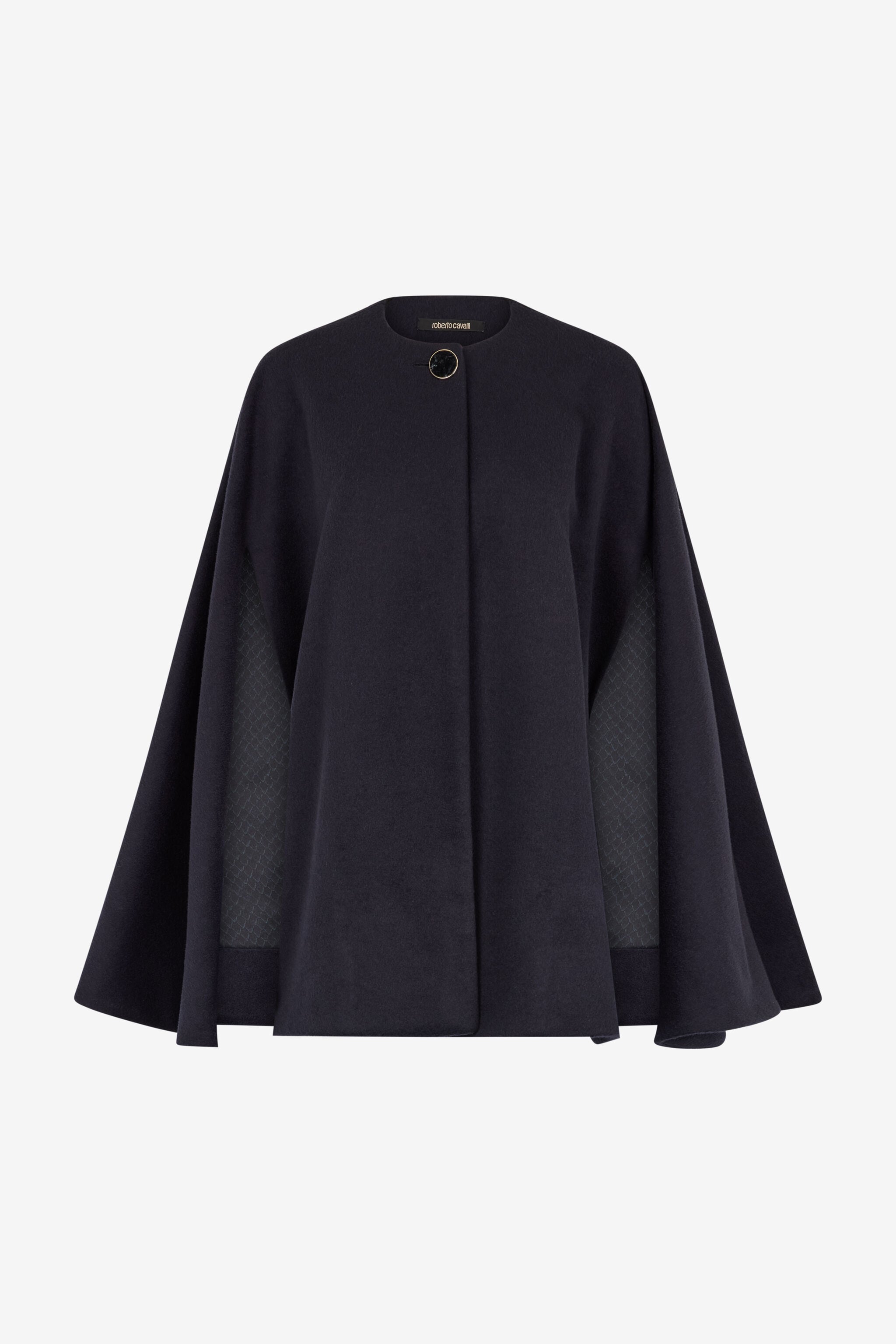 RC Cashmere-Blend Cape Coat RC Cashmere-Blend Cape Coat Black UKT506-GA077