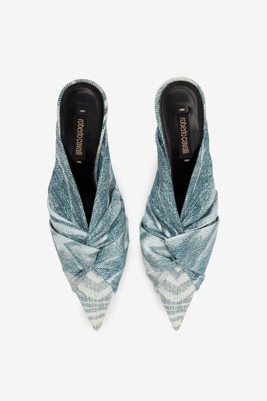 RC Mules With Knotted Detail RC Mules With Knotted Detail Blue UKS009-SMC77