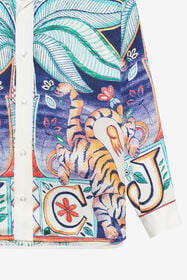 JC Tropical Garden Print Shirt INDIA DIGITAL WFT70C-6D007