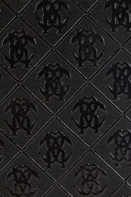 RC Cartera Con Monograma Mirror Snake Integral Negro VRA007-PZS76