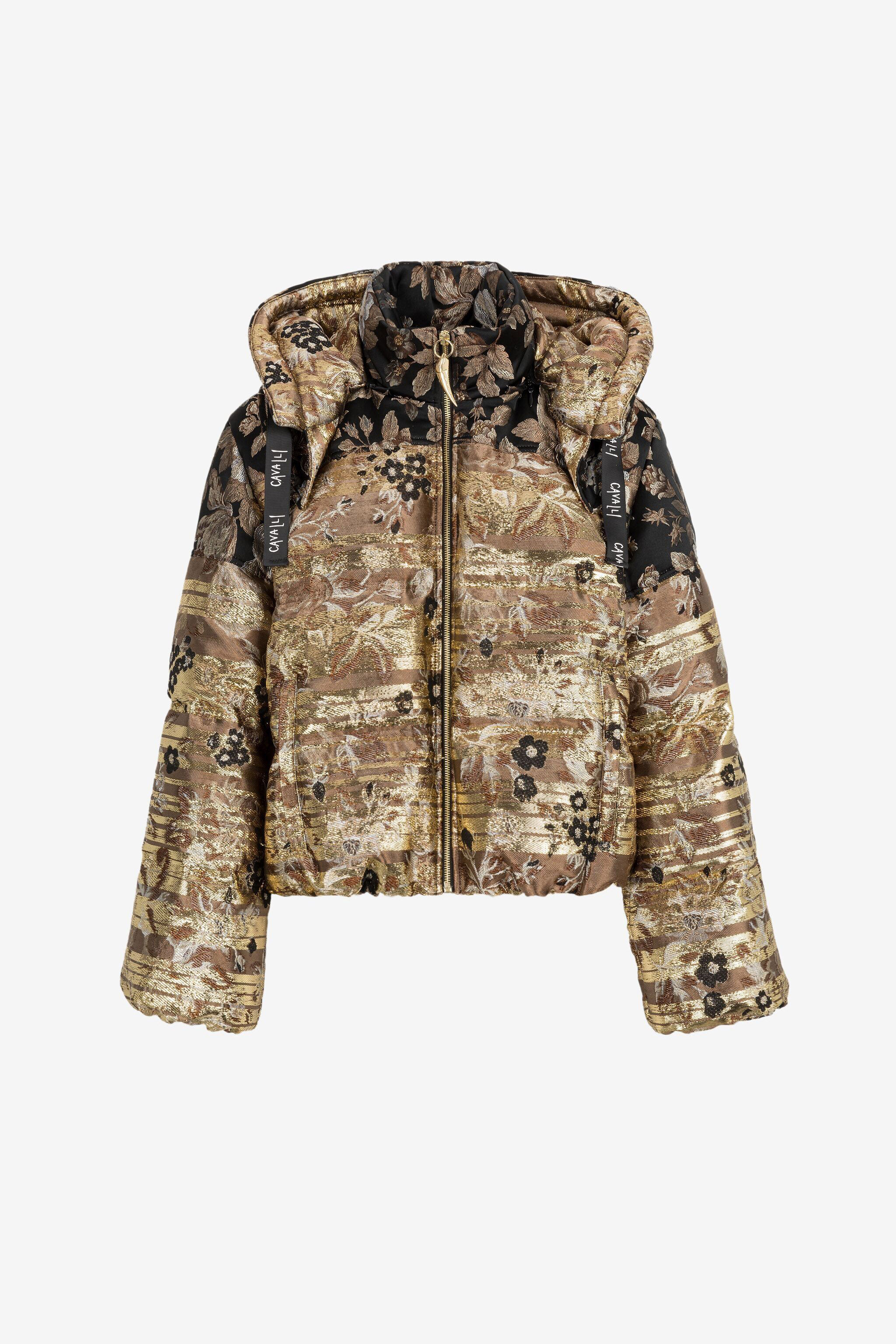 RC Floral-Brocade Padded Jacket RC Floral-Brocade Padded Jacket MARRONE PQT800-DJ067