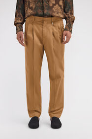 RC Pantaloni con Dettaglio Fang Marrone TRT241-FN061