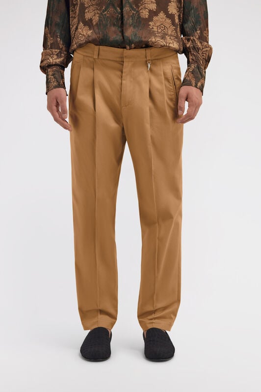 RC Pantalones con detalle Fang RC Pantalones con detalle Fang Marrón TRT241-FN061