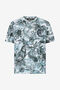 JC T-Shirt With Jungle And Monogram Print JC T-Shirt With Jungle And Monogram Print Light blue UFT042-UF062