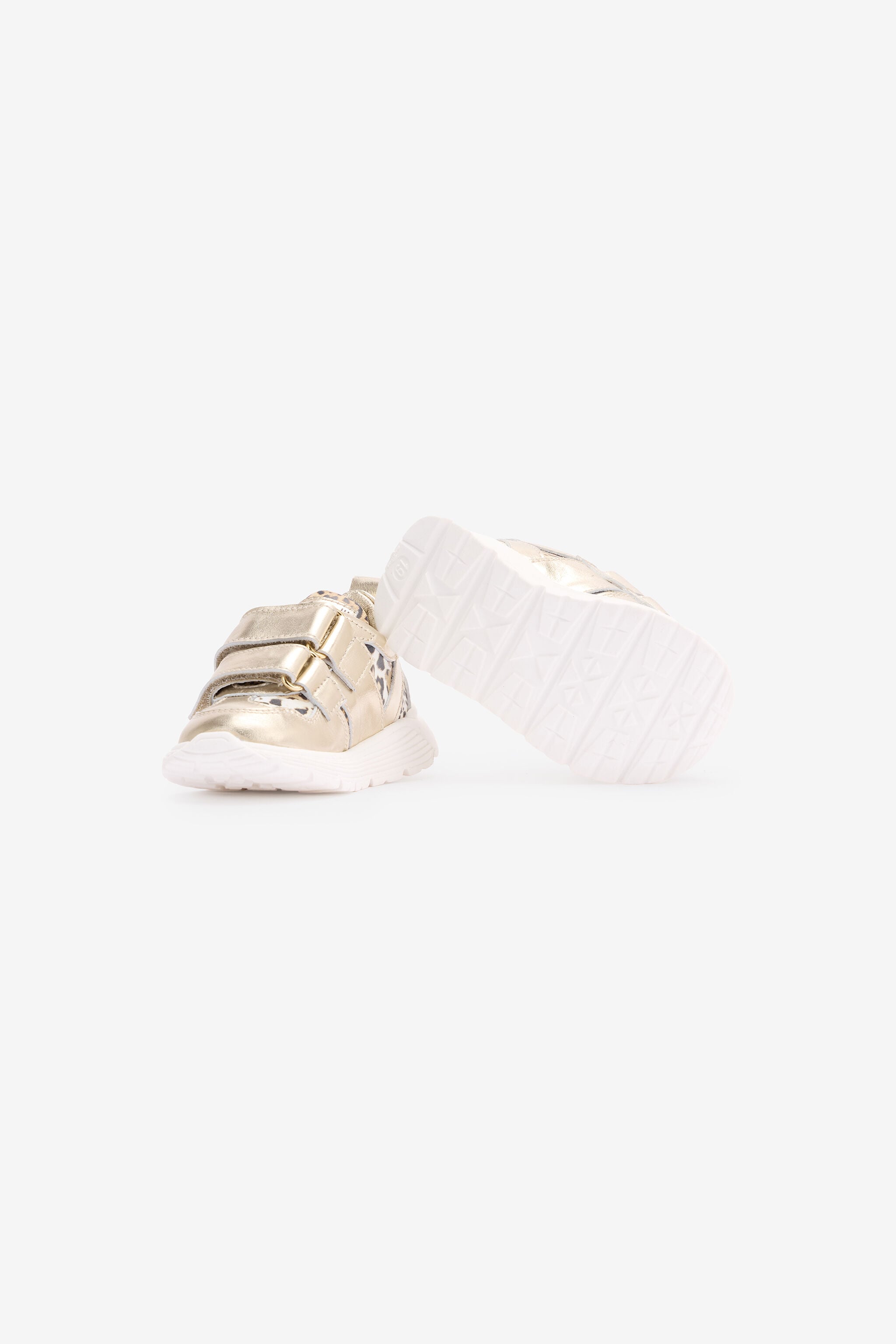 JU Laminated Sneakers With Jaguar Skin Inserts JU Laminated Sneakers With Jaguar Skin Inserts GOLD/JAGUAR TJS00S-PZJ49