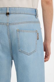 JC Jupe-Culotte En Denim Avec Lavage Clair Bleu clair UFJ011-UF138