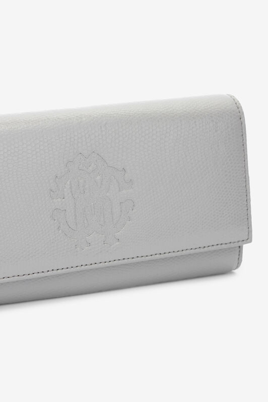 RC Wallet with flap and Monogram RC Gray OOA00D-PZ015