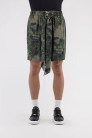 RC Shorts with Green Hawaii print Dark green SRT274-4QI84