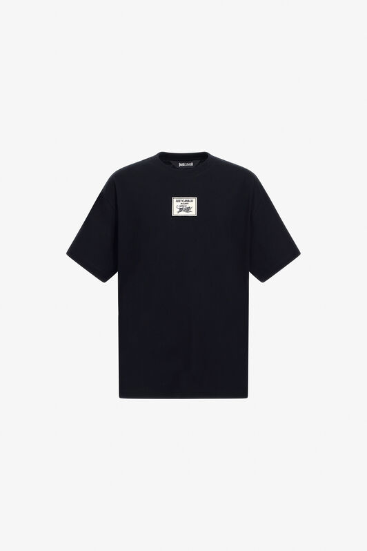JC Just Cavalli T-shirt JC Just Cavalli T-shirt Black TFT034-TF051