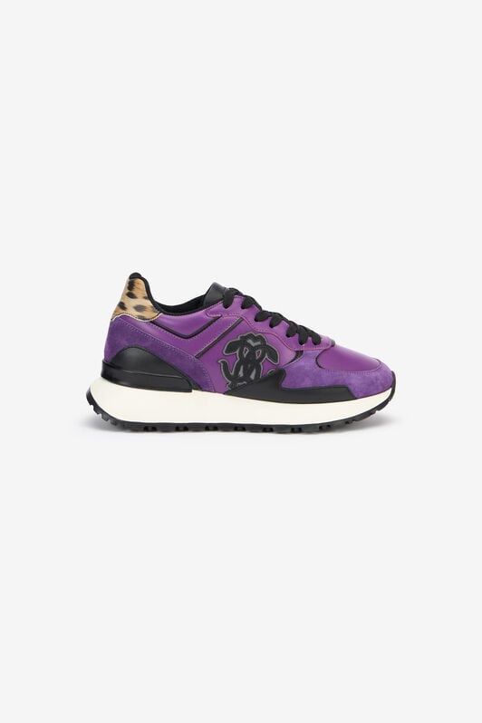 RC Lila Leder Sneaker RC Lila Leder Sneaker VIOLA/NERO/MACULA RKS046-PZB30