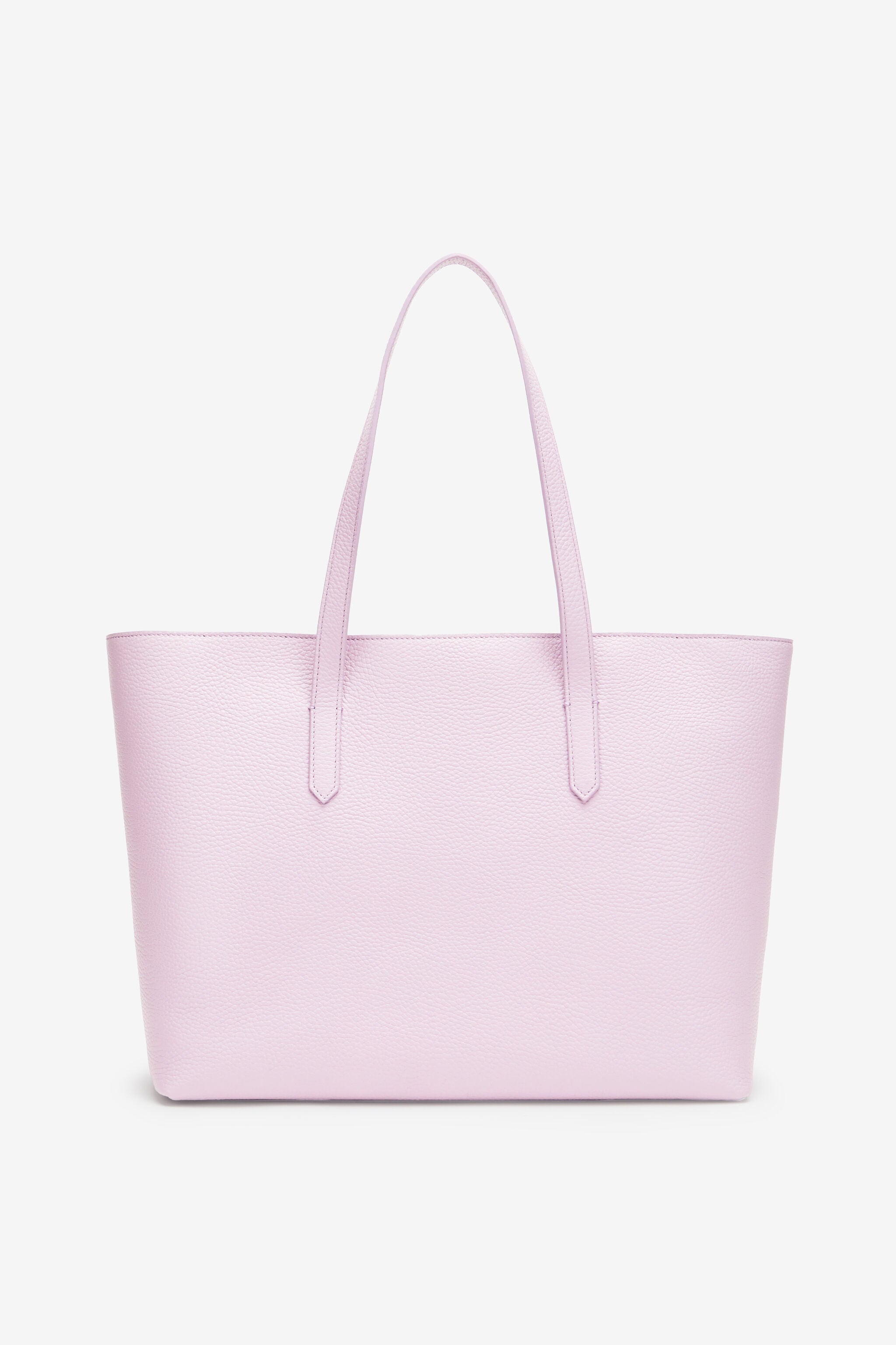 RC Leather shopper tote with RC charm Pink OOB00D-PZA12