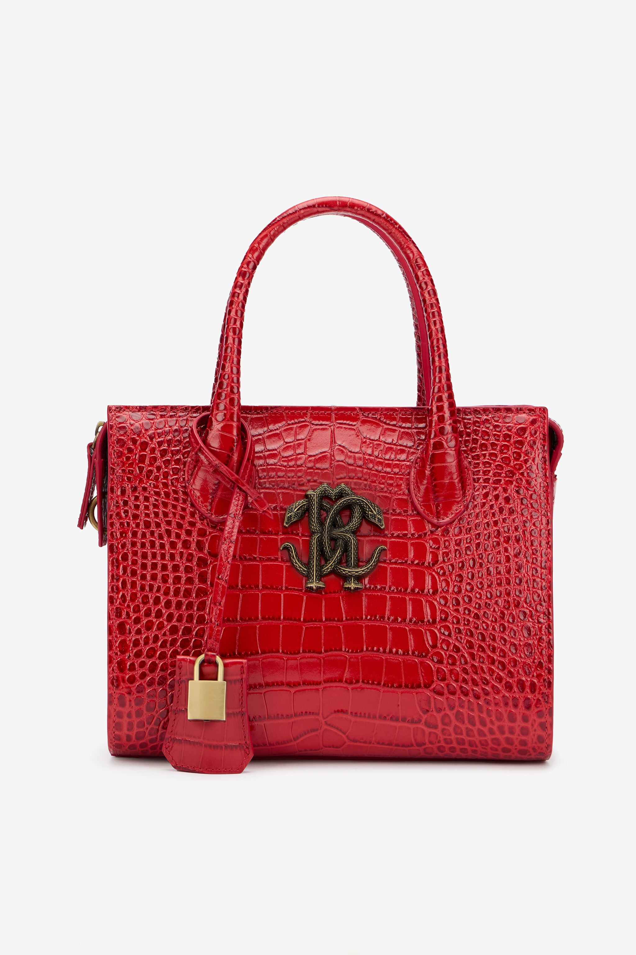 RC Rote Henkeltasche in Kroko-Optik RC Rote Henkeltasche in Kroko-Optik DARK RED QOB00D-PZO32