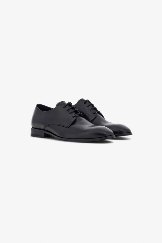 RC Black Leather Laced-Up Shoes RC Black Leather Laced-Up Shoes Black SRS011-PZA84