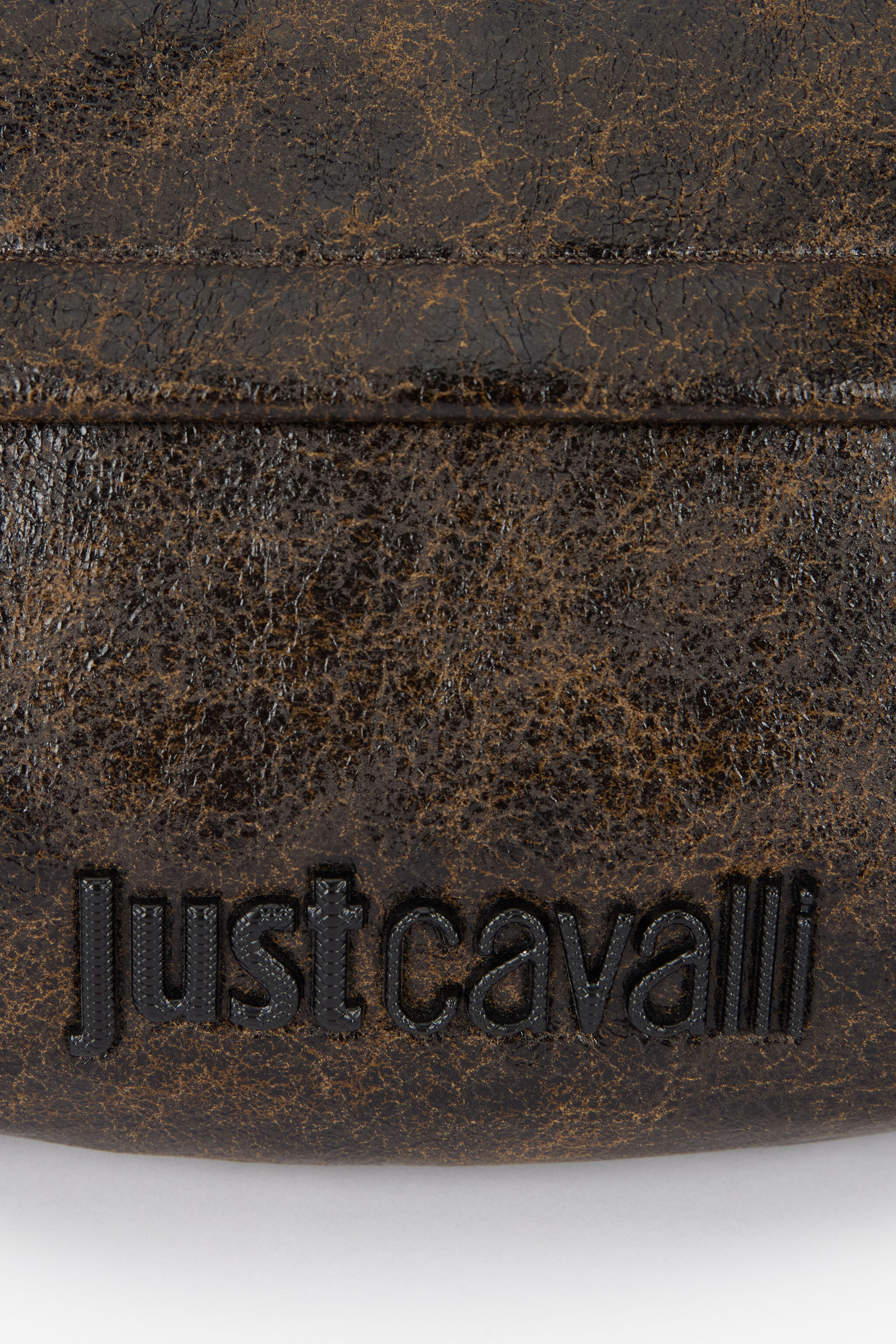 JC Distressed-Effect Brown Belt Bag JC Distressed-Effect Brown Belt Bag BRUNETTE VFB002-VF534