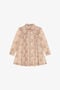 JU Monogram Print Dress JU Monogram Print Dress Light brown TJT10J-7MM07