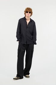 JC Pantaloni Con Tasche Cargo Nero UFT003-UF017