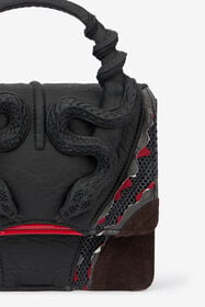 RC Red And Black Bag With Snakes NERO/ROSSO VWB003-PZS69