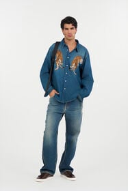 RC Washed Denim Jeans ENDLESS SKY WNJ210-DAR37